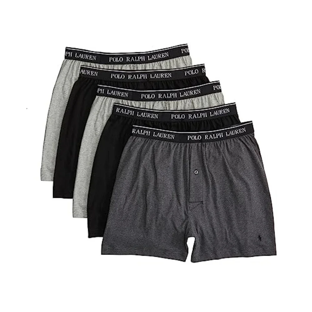 Polo Ralph Lauren 5 Pack Boxers Underwear Mens 2XL Multi Cotton Classic GBO3145